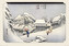 Plakát, Obraz - Hiroshige - Kambara, 91.5 × 61 cm