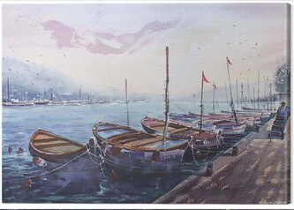 Obraz na plátně Rajan Dey - Getting Ready, 2 - 40×50 cm