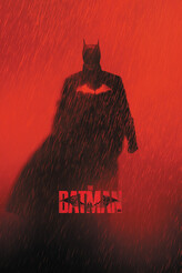 Plakát, Obraz - The Batman 2022 Red, 80 × 120 cm