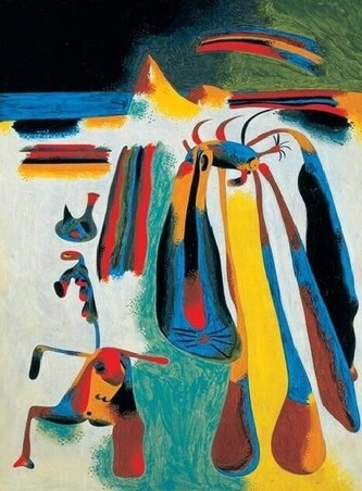 Umělecký tisk Odpočinek katalánského rolníka - Paysan Catalan au Repos, 1936, Joan Miró, 60 × 80 cm