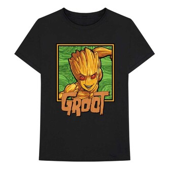 Tričko Guardians of the Galaxy - Groot Square, XL