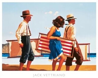Umělecký tisk Jack Vettriano - Sweet Bird Of Youth Poster, 50 × 46 cm