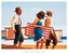 Umělecký tisk Jack Vettriano - Sweet Bird Of Youth Poster, 50 × 46 cm