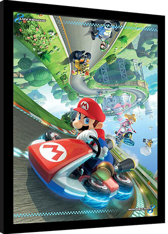 Obraz na zeď - Mario Cart 8 - Flip, 30 × 40 cm