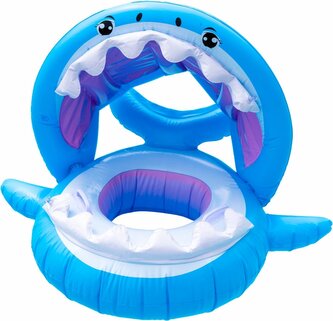 KIK Nafukovací kruh se stříškou Žralok