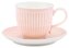 Keramický šálek a podšálek Alice Pale Pink