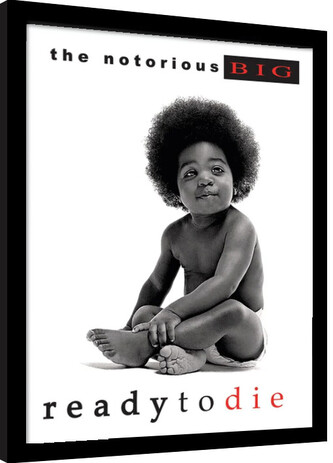 Obraz na zeď - The Notorious B.I.G - Ready To Die, 34.3 × 44.5 cm