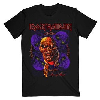 Tričko Iron Maiden - Piece of Mind Multi Head Eddie, L