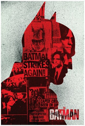 Plakát, Obraz - The Batman 2022, 61 × 91.5 cm