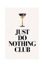 Plakát, Obraz - Kubistika - Just do nothing, 40 × 60 cm