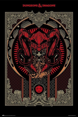 Plakát, Obraz - Dungeons & Dragons - Player's Handbook, 61 × 91.5 cm