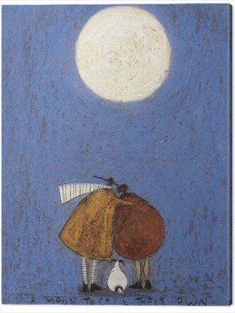 Obraz na plátně Sam Toft - A Moon to Call Their Own, 2 cm - 40×50 cm