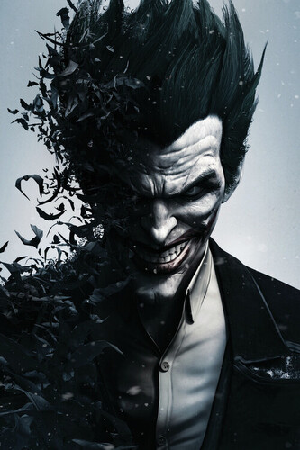 Plakát, Obraz - Batman Arkham - Joker, 80 × 120 cm