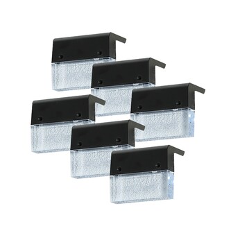 Venkovní solární LED osvětlení Immax DECK se světelným čidlem, 3500K + RGB, 1W, IP65, 6ks