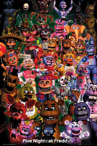 Plakát, Obraz - Five Nights At Freddy's - Ultimate Group, 61 × 91.5 cm