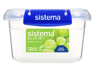 Sistema® KLIP IT PLUS™ Krabička na potraviny 2 klipy 400 ml