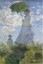 Plakát, Obraz - Žena se slunečníkem - Madame Monet a její syn, 61 × 91.5 cm