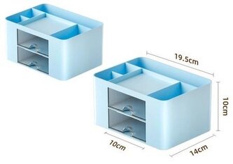 Organizer do przechowywania na biurko niebieski Organizer do przechowywania na biurko niebieski
