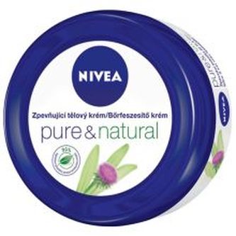 Nivea Pure & Natural - Zpevňující tělový krém 300 ml pro ženy