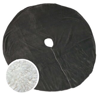 Potah na stojan pro vánoční stromek tmavě šedý