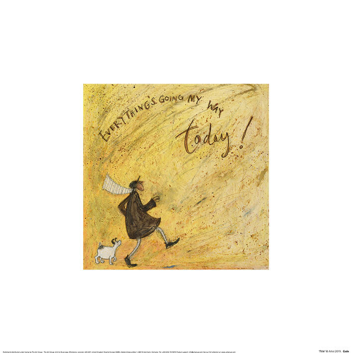 Umělecký tisk Sam Toft - Everything'S Going My Way Today!, 30 × 30 cm