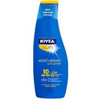 Nivea Sun Moisturizing Sun Lotion - Pečující mléko na opalování SPF 10 400 ml pro ženy