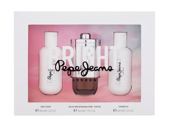 Pepe Jeans Bright parfémovaná voda 30 ml + sprchový gel 60 ml + tělové mléko 60 ml