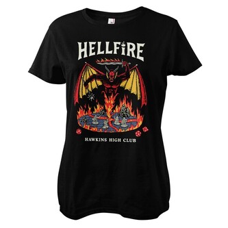 Tričko Stranger Things - Hellfire Hawkins High Club, XL