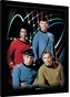Obraz na zeď - Star Trek - Kirk, Spock, Uhura & Bones, 30 × 40 cm