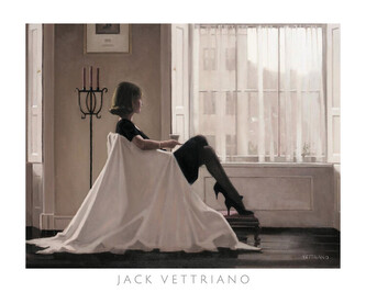 Umělecký tisk In Thoughts Of You - Retrospective Print Exhibition, 1996, Jack Vettriano, 80 × 60 cm