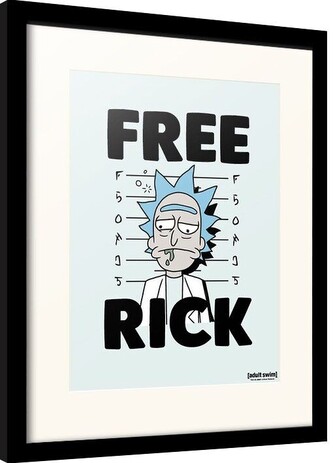 Obraz na zeď - Rick and Morty - Free Rick, 34.5 × 44.3 cm