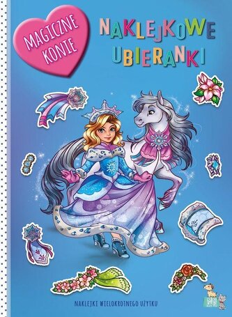 Kocham konie. Naklejkowe ubieranki