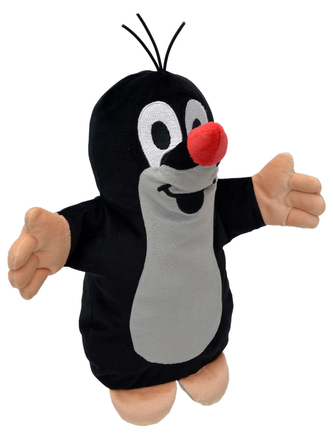 Krtek 27 cm, maňásek, plyšová hračka Krtek 27 cm, maňásek, plyšová hračka