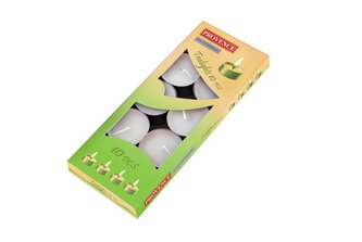 Čajová svíčka bílá 10 ks,  3, 5 x 1, 5 cm