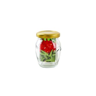 SKLENICE ZAVAŘOVACÍ S VÍČKEM AMFORA, 145ML