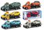 Auto/kamion Bburago odťahovka + auto 1:43 kov/plast 21cm, 6 farieb, v krabičke 22x9x6, 5cm
