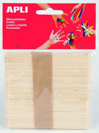 APLI nanukové drievka 150 x 18 mm - prírodné 40 ks APLI nanukové drievka 150 x 18 mm - prírodné 40 ks