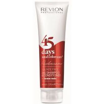 Revlon Professional 45 days total color care Shampoo&Conditioner Brave Reds - Šampon a kondicionér pro odvážné červené odstíny 275 ml pro ženy