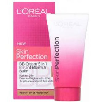 L´oreal Skin Perfection BB Cream 5in1 Instant Blemish Balm SPF 25 - BB krém 5v1 50 ml pro ženy