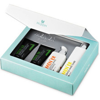 Mizon Men'er Gentle White Skin Care - Sada s čistící péčí pro muže 300 ml pro muže