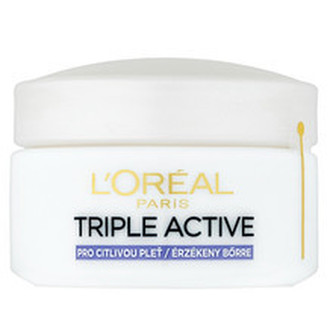 L´oreal Triple Active Cream ( citlivá pleť ) - Zklidňující vyživující krém proti začervenání 50 ml pro ženy