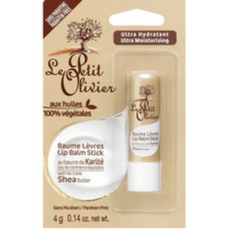 Le Petit Olivier Bambucké máslo Lip Balm Stick - Ultra hydratační balzám na rty 4. ml pro ženy