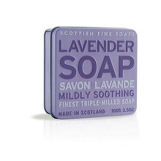 Scottish Fine Soaps Lavender Soap ( levandule ) - Tuhé mýdlo v plechu 100. ml pro ženy