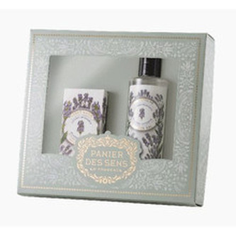 Panier Des Sens Levandule Dárková sada ( sprchový gel a krém na ruce ) 325 ml pro ženy