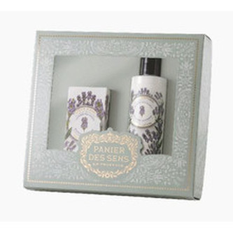 Panier Des Sens Levandule Dárková sada ( tělové mléko a krém na ruce ) 325 ml pro ženy