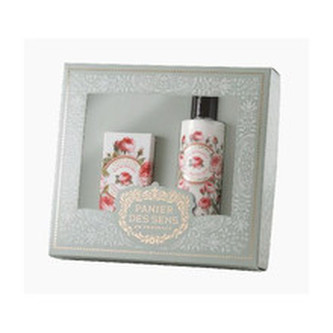 Panier Des Sens Růže Dárková sada ( tělové mléko a krém na ruce ) 325 ml pro ženy
