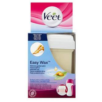 Veet EasyWax ( citlivá pokožka ) - Vosková náplň na nohy do elektrického setu 50 ml pro ženy Veet EasyWax ( citlivá pokožka ) - Vosková náplň na nohy do elektrického setu 50 ml pro ženy