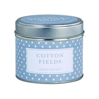Village Candle Cotton Fields ( bavlníkové pole ) - Rustikální vonná svíčka v plechu 231. ml unisex