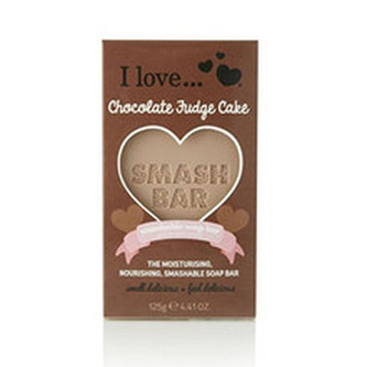 I Love Moisturising Nourishing Smashable Soap Bar ( čokoládový dort ) - Hydratační a vyživující mýdlo 125. ml pro ženy