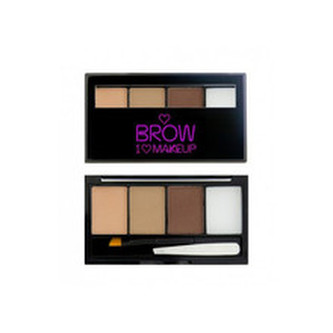 Makeup Revolution I Love Brows Palette For Brow - Set na obočí 3 g 3. ml pro ženy
